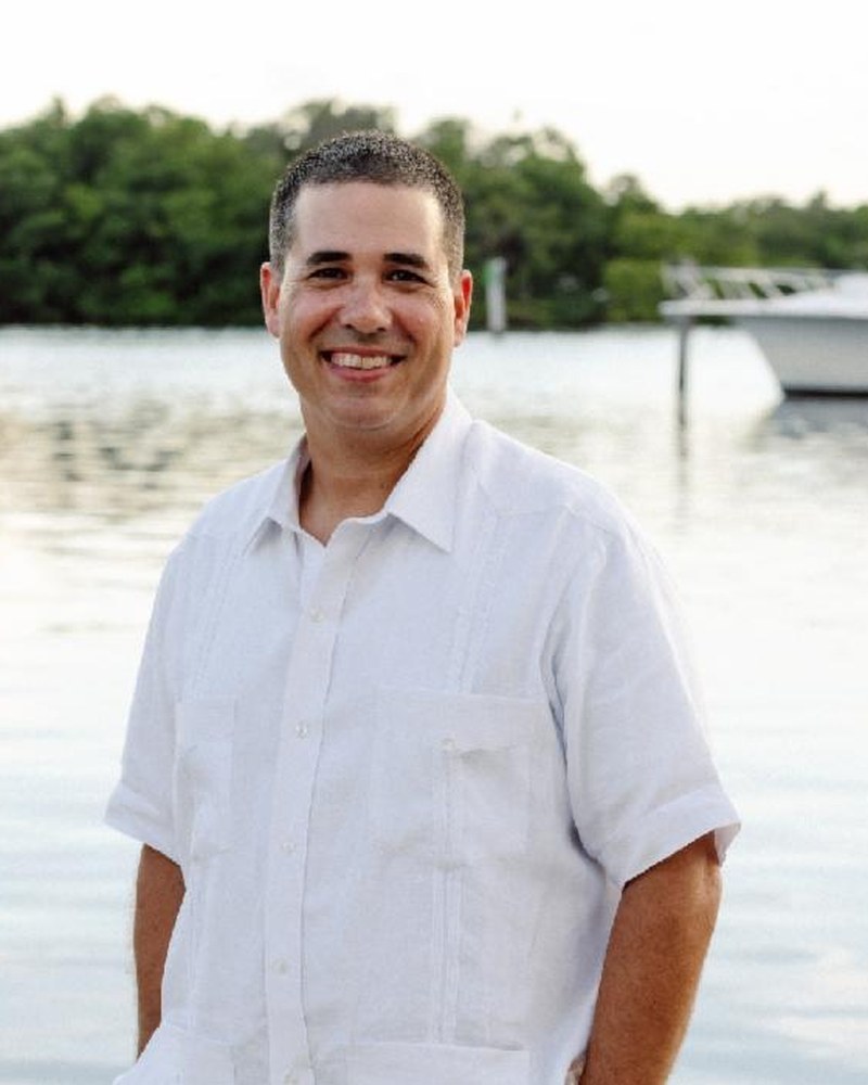 Danny Diaz on the water in Miami